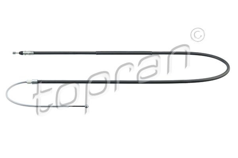 TOPRAN Seilzug, Feststellbremse 501719