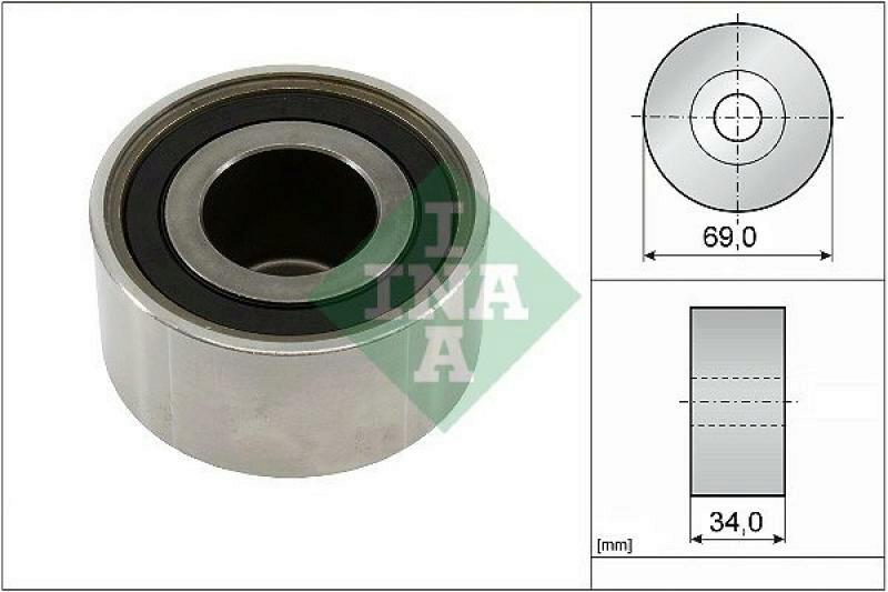 INA Deflection/Guide Pulley, timing belt
