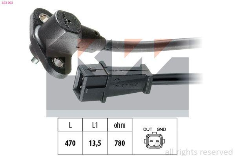 KW Impulsgeber, Kurbelwelle Made in Italy - OE Equivalent