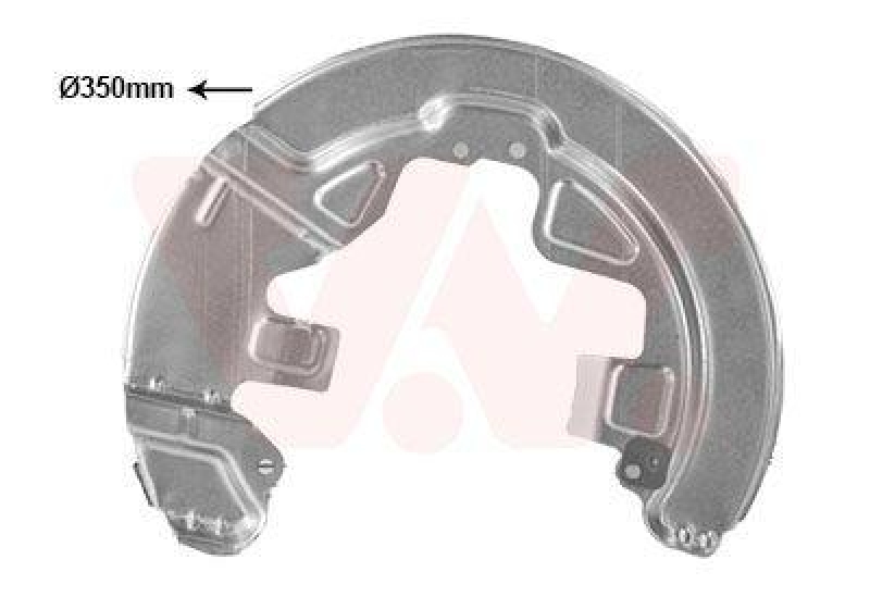 VAN WEZEL Spritzblech, Bremsscheibe
