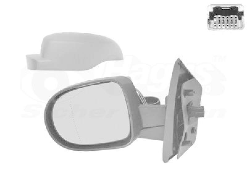 VAN WEZEL Outside Mirror * HAGUS *