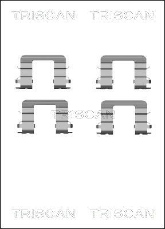 TRISCAN Accessory Kit, disc brake pad