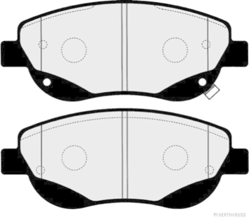 HERTH+BUSS JAKOPARTS Bremsbelagsatz, Scheibenbremse