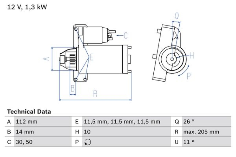 BOSCH Starter