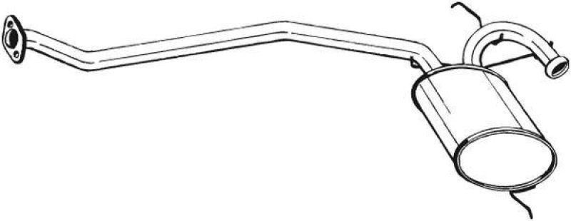 BOSAL Middle Silencer
