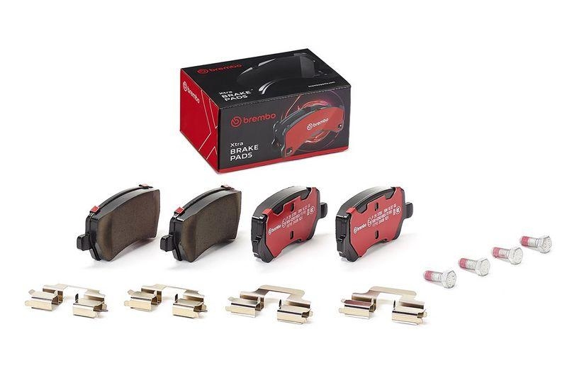 BREMBO Bremsbelagsatz, Scheibenbremse XTRA LINE P 24 078X