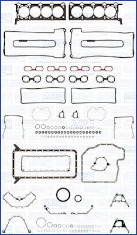 AJUSA Full Gasket Set, engine FIBERMAX