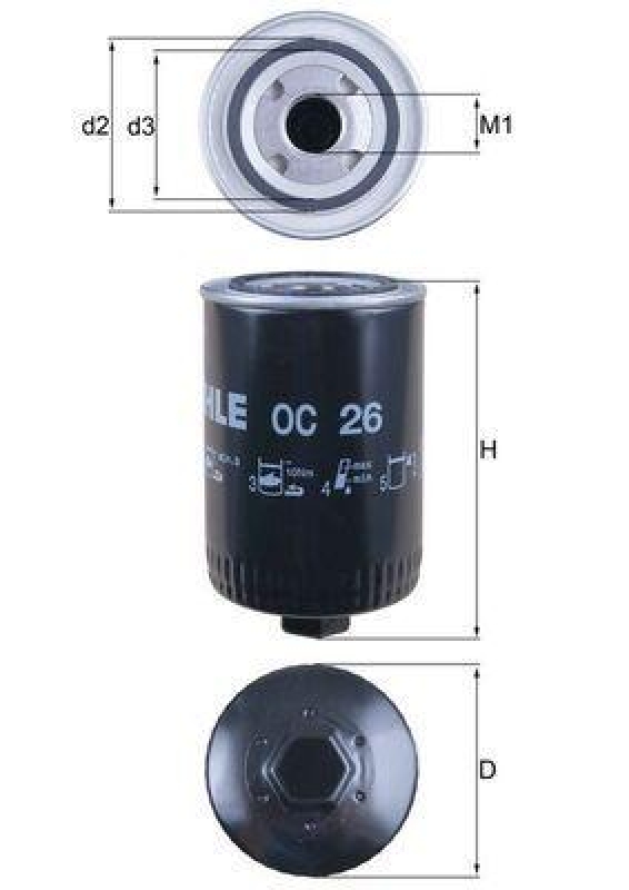 MAHLE Oil Filter