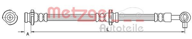 METZGER Bremsschlauch