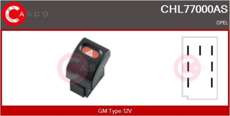 CASCO Hazard Light Switch