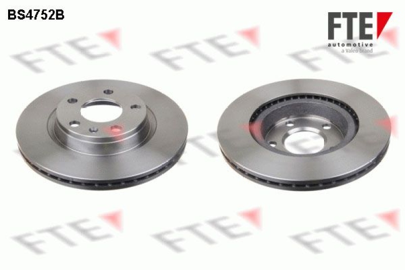 2x FTE Bremsscheibe COATED RANGE