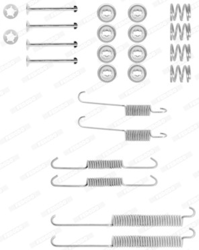 FERODO Accessory Kit, brake shoes PREMIER