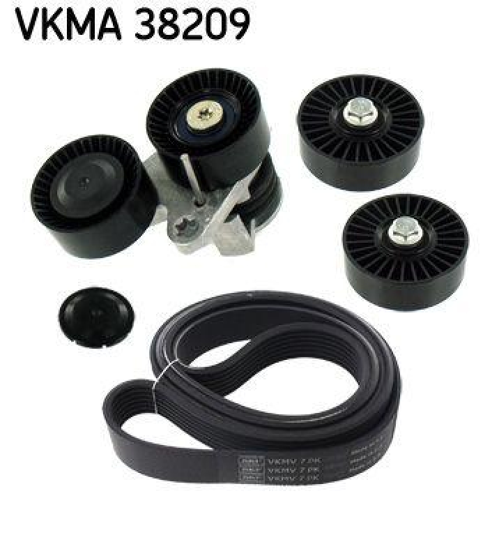 SKF Keilrippenriemensatz VKMA 38209