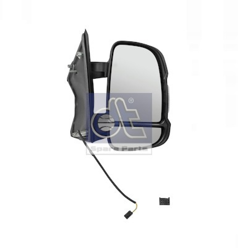 DT Spare Parts Exterior Mirror, driver cab