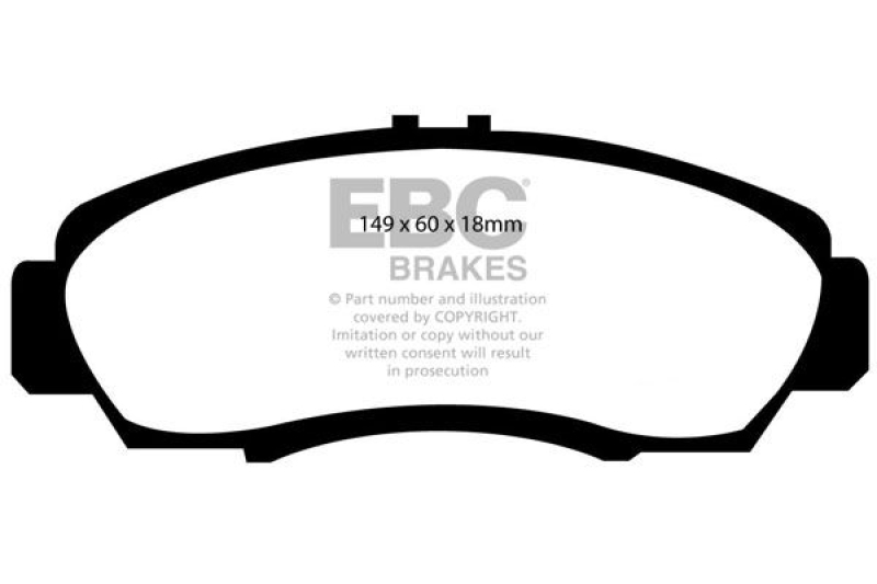 EBC Brakes Brake Pad Set, disc brake