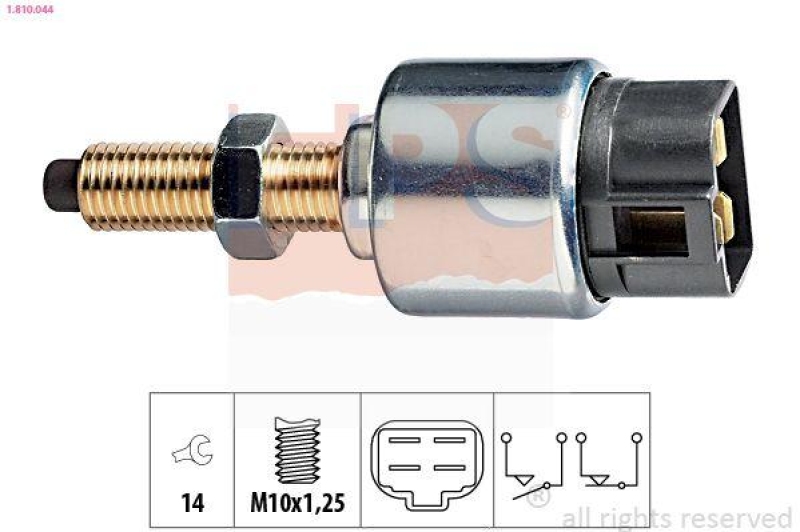 EPS Bremslichtschalter Made in Italy - OE Equivalent