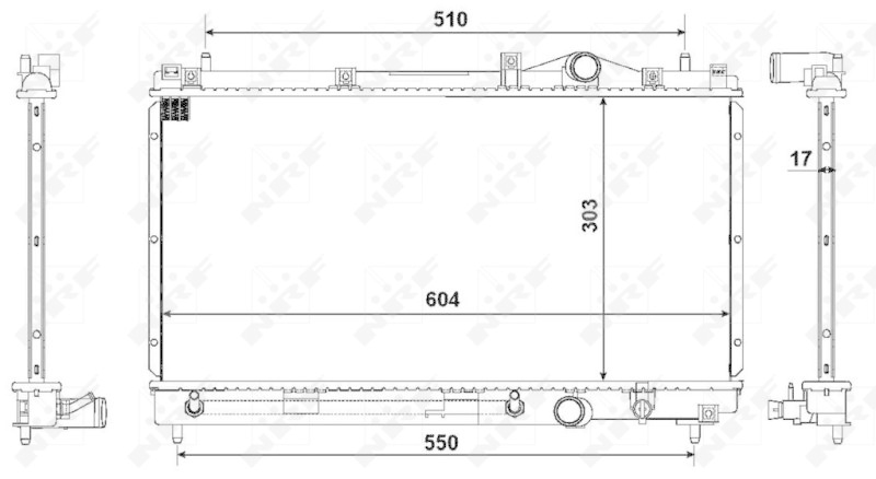 NRF Kühler, Motorkühlung EASY FIT