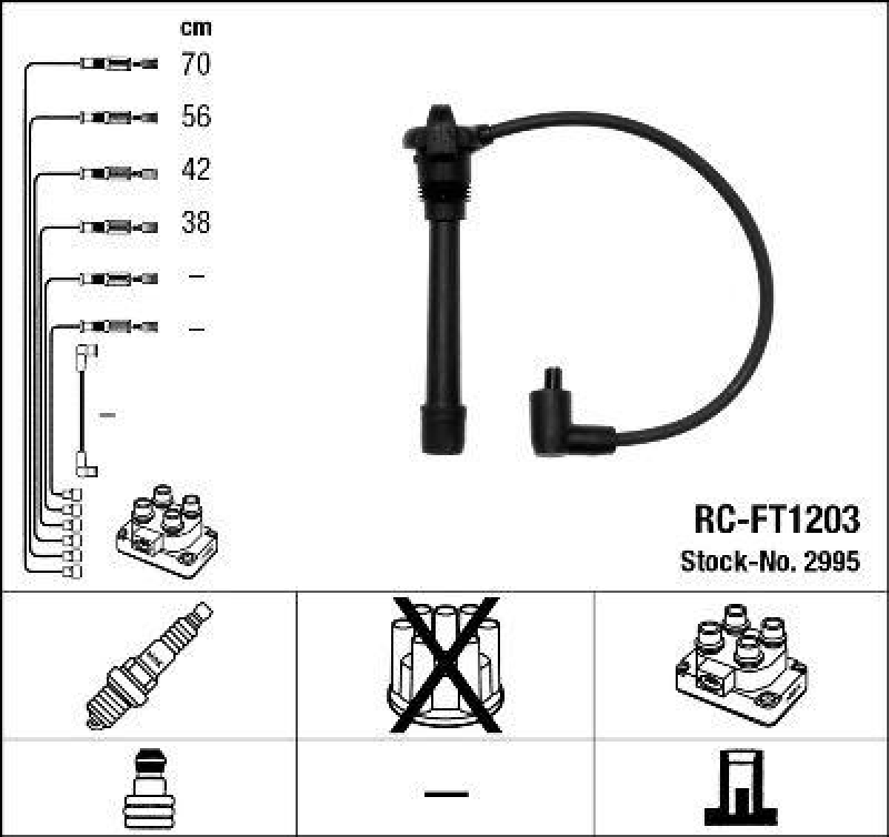 NGK Ignition Cable Kit