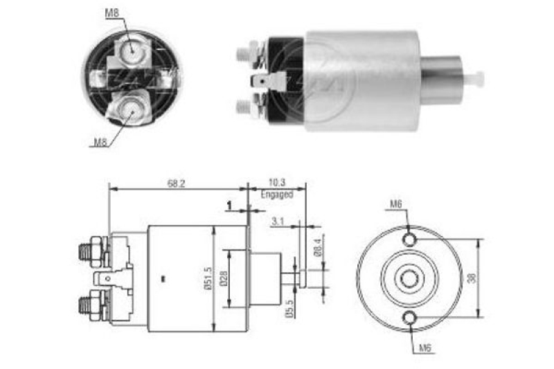 ERA Magnetschalter für Starter / Anlasser