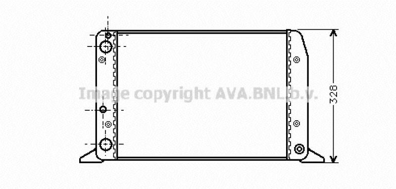 AVA QUALITY COOLING Kühler, Motorkühlung