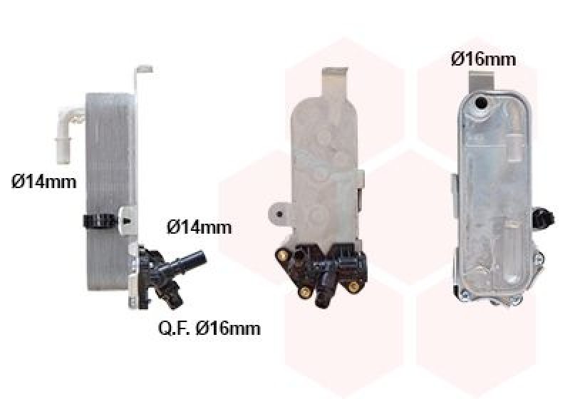 VAN WEZEL Ölkühler, Automatikgetriebe