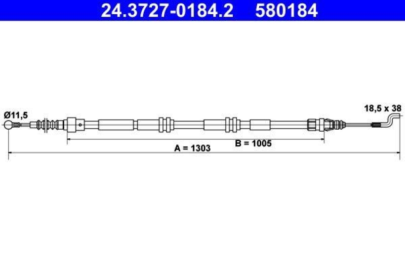 ATE Cable, parking brake