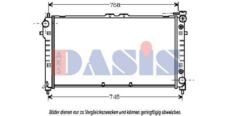 AKS DASIS Radiator, engine cooling