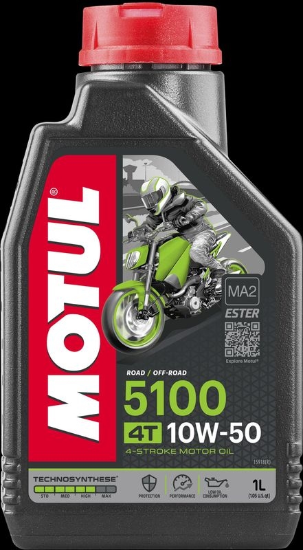 MOTUL Engine Oil 5100 4T 10W-50