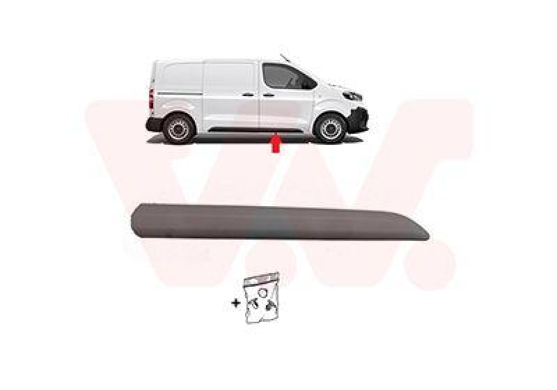 VAN WEZEL Zier-/Schutzleiste, T&uuml;r 944404