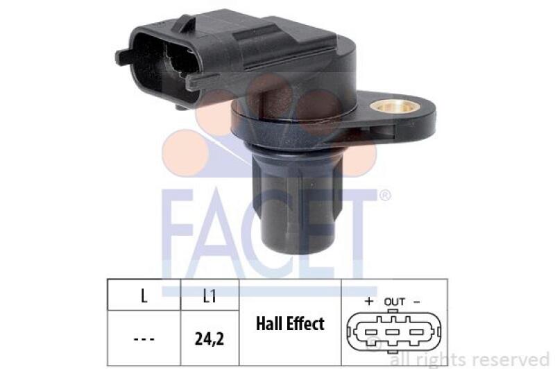 FACET Sensor, camshaft position Made in Italy - OE Equivalent