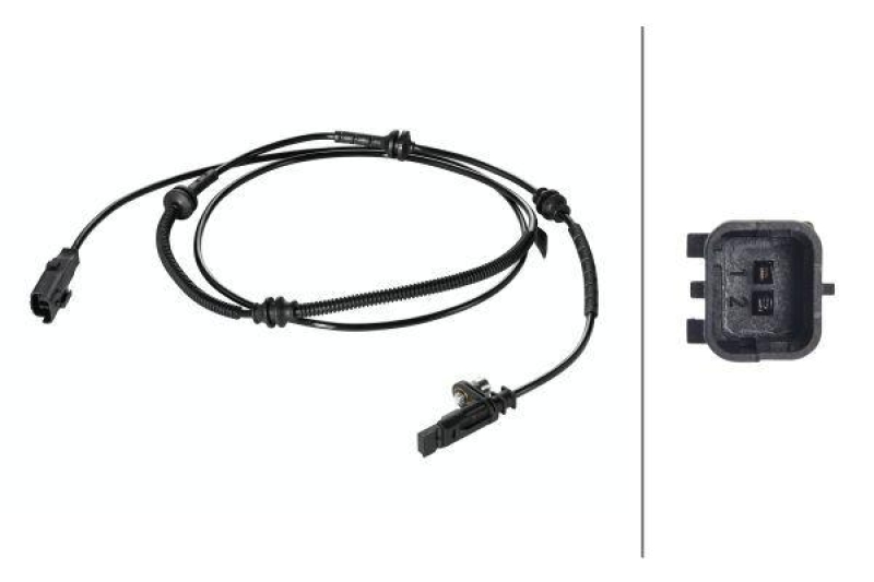 HELLA Sensor, Raddrehzahl 6PU 010 039-791
