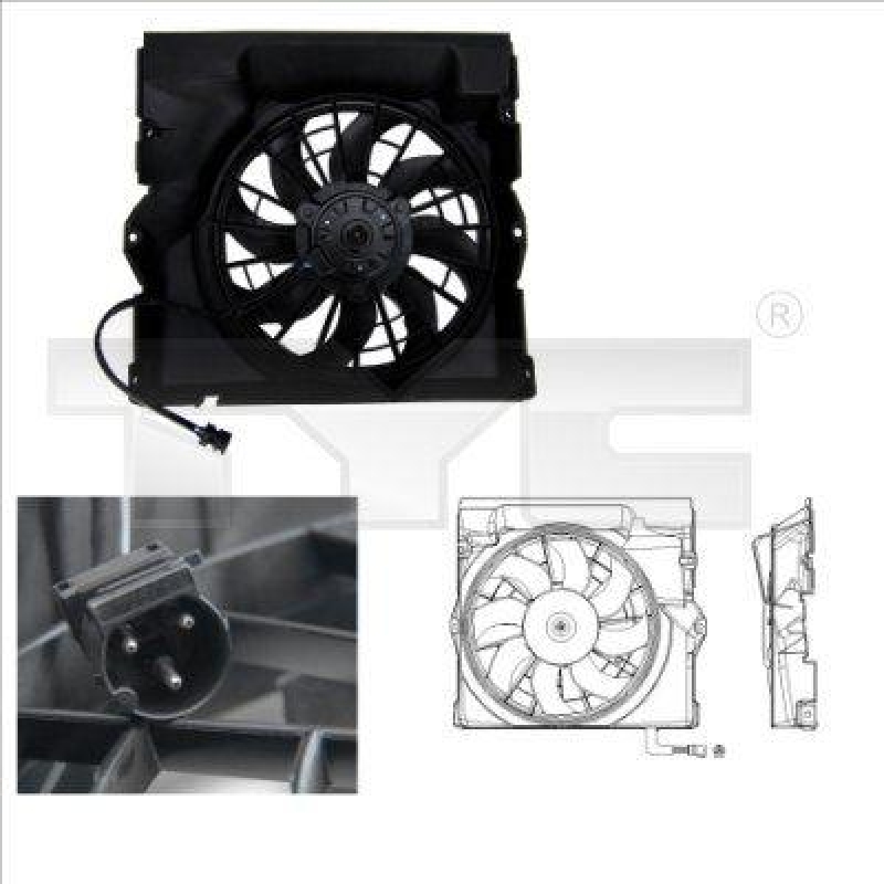 Fan, radiator
