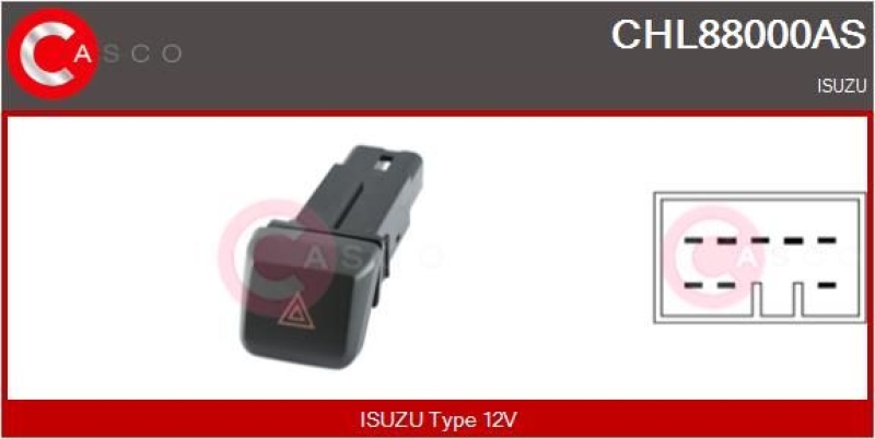 CASCO Hazard Light Switch