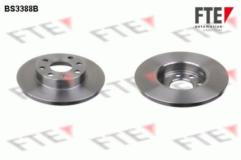 2x FTE Bremsscheibe COATED RANGE 9082441