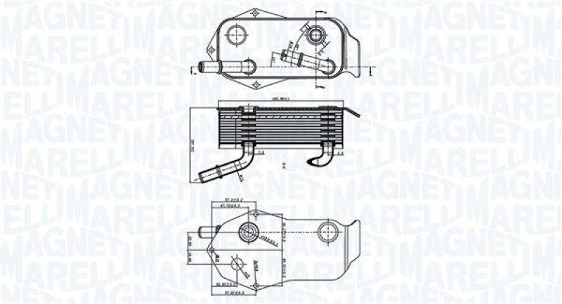 MAGNETI MARELLI Ölkühler, Motoröl
