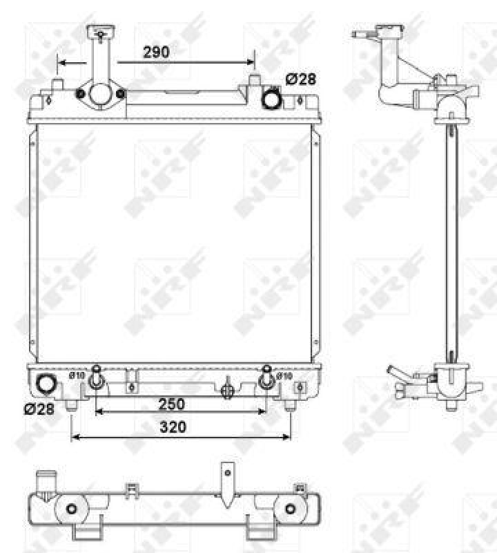 NRF Radiator, engine cooling