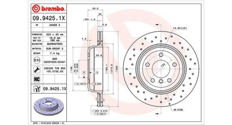 MAGNETI MARELLI Bremsscheibe