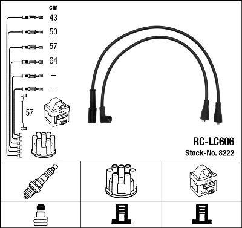 NGK Ignition Cable Kit