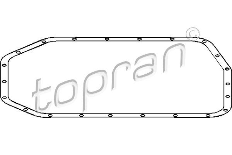 TOPRAN Gasket, automatic transmission oil sump