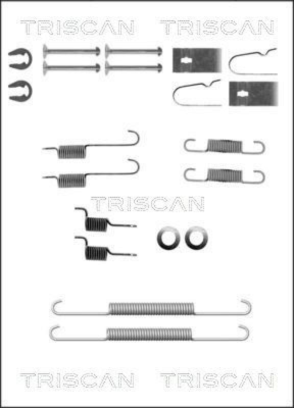 TRISCAN Accessory Kit, brake shoes