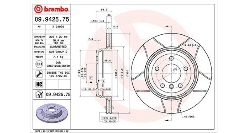 MAGNETI MARELLI Bremsscheibe