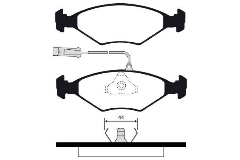 RAICAM Brake Pad Set, disc brake