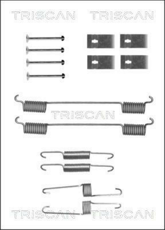 TRISCAN Accessory Kit, brake shoes