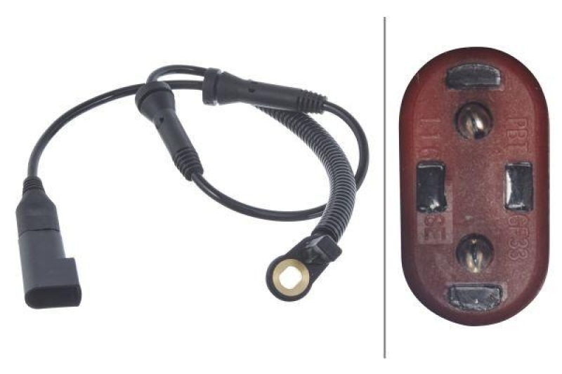 HELLA Sensor, Raddrehzahl 6PU 010 039-821