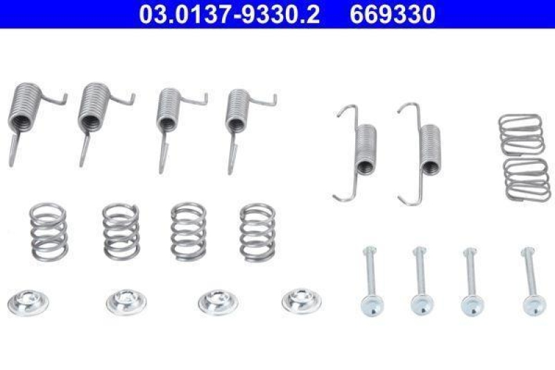 ATE Accessory Kit, parking brake shoes