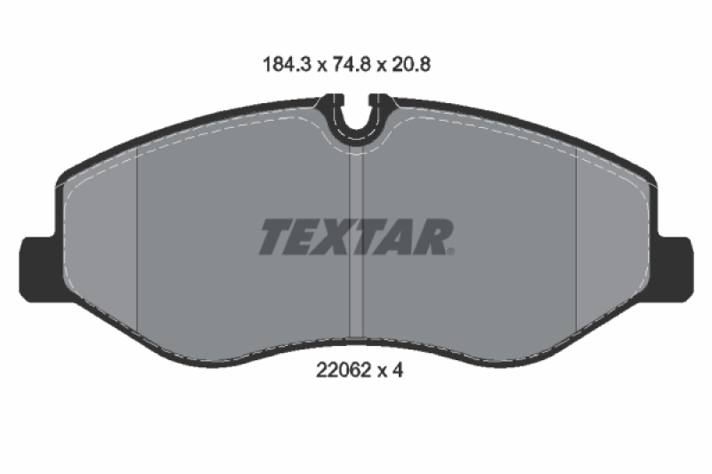 TEXTAR Bremsbelagsatz, Scheibenbremse Q+