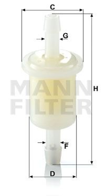 MANN-FILTER Kraftstofffilter