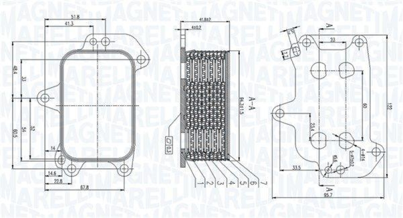 MAGNETI MARELLI &Ouml;lk&uuml;hler, Motor&ouml;l 350300005100