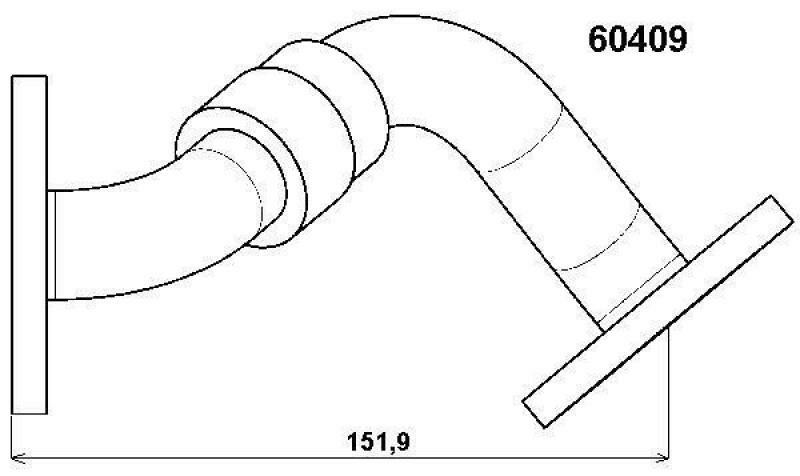 BorgWarner (Wahler) Rohrleitung, AGR-Ventil