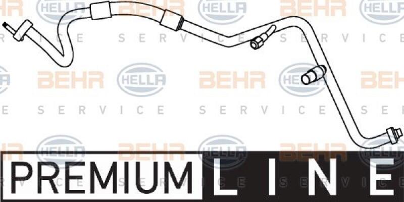 HELLA High-/Low Pressure Line, air conditioning BEHR HELLA SERVICE *** PREMIU...